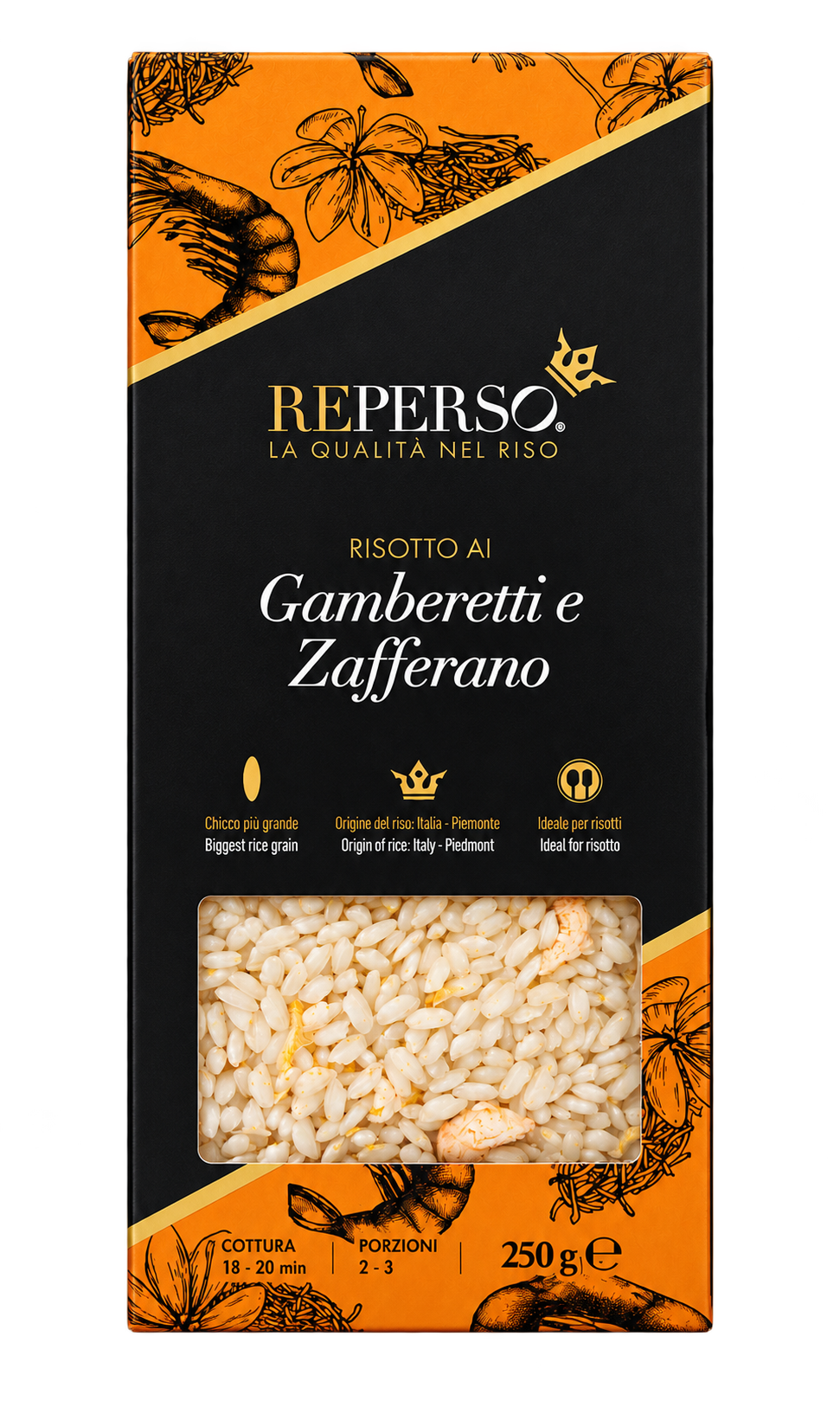 Risotto Gamberetti e Zafferano